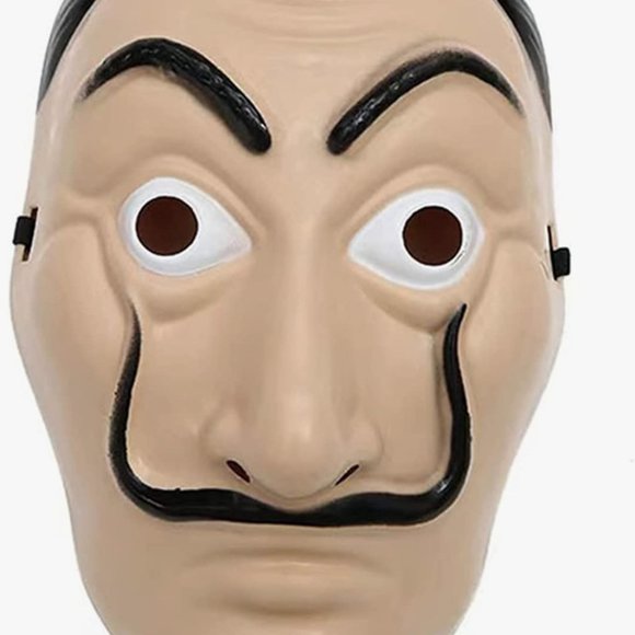 Halloween Jumpsuit Heist set with mask, unisex. Size:S/M - Picture 5 of 5